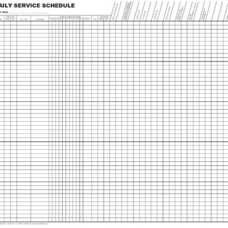 726-r1403 Daily Service Log