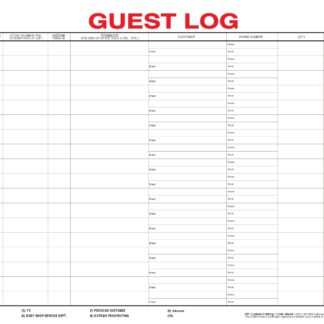 Guest Logs for Vehicle Dealerships
