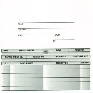 754 Special parts Order Forms