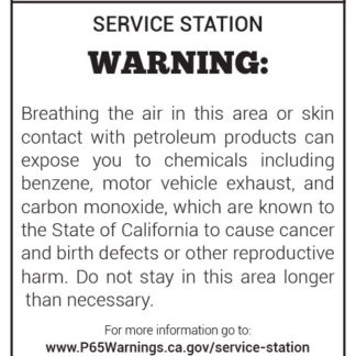 00210-Prop-65-Service-Station-&-Gas-Pumps-Warning-Sign