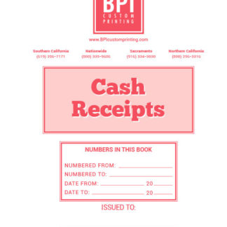 Cash Receipt Book