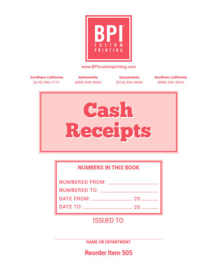 Cash Receipt Book