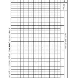 437-r1309 Petty Cash Summary