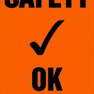 Safety Check OK Sticker for Auto Service and Sales
