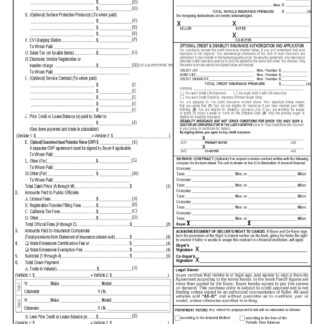 As-Is Purchase Order with Federal Disclosures