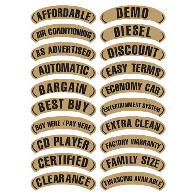 Category: Slogan Stickers | BPI Dealer Supplies