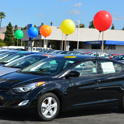 Reusable Balloons for Your Car Lot!