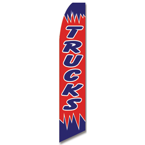 +CAR DEALER 3-Giant Advertise Swooper Flags for 15' Pole Red/Blue sk3-7 