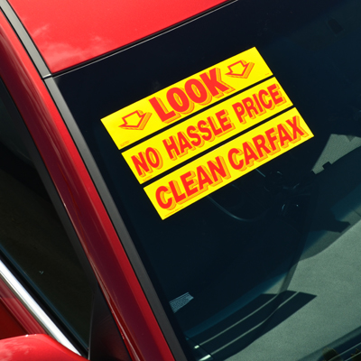 Windshield Slogan Stickers