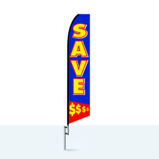 Sale & Save Swooper Flags