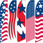 Patriotic Swooper Flags