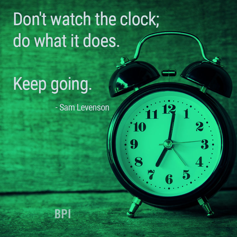 BPI Motivational Monday - Keep Going!