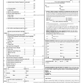 Purchase Order with Federal Disclosures