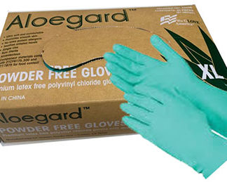 Powder Free Protective Gloves with Aloe