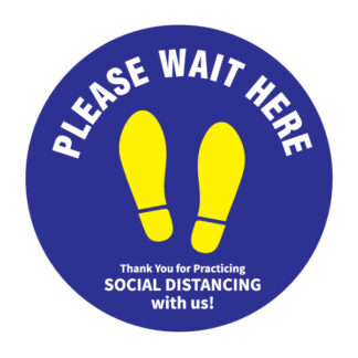 Social Distancing Floor Decal