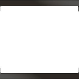 Blank License Plate Frames for Car Dealerships or Used Cars