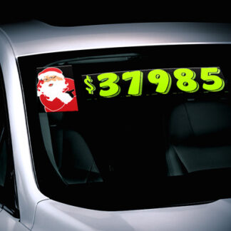 Santa Claus Windshield Sticker