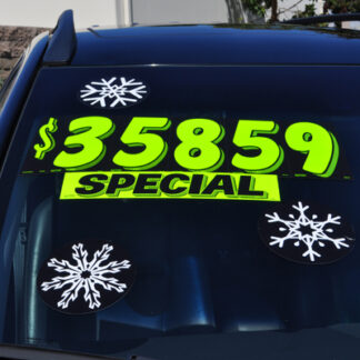 Snowflake Windshield Stickers