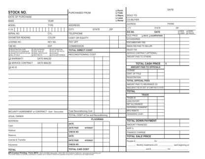 No Section for Driver's License Deal Jacket